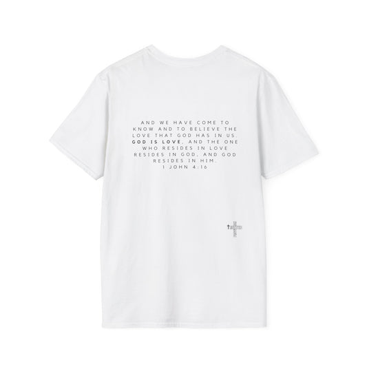 God is Love- Unisex Softstyle T-Shirt (sign language)