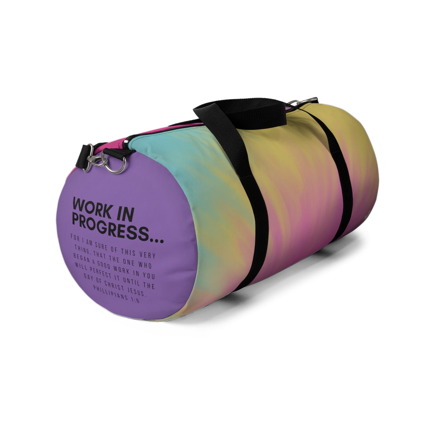 Work in Progress... - Duffel Bag (cotton candy)
