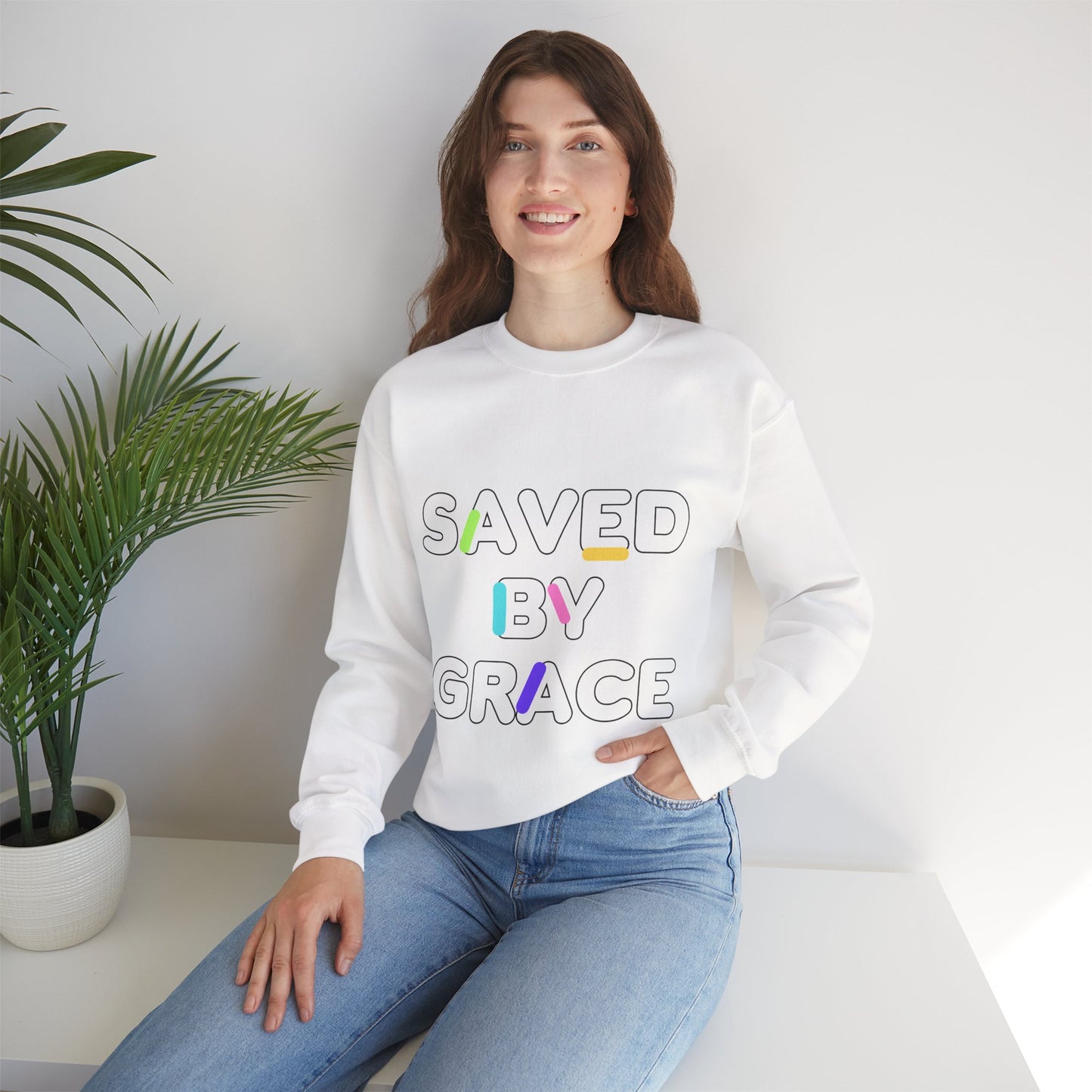 Saved by Grace- Women's Sweatshirt
