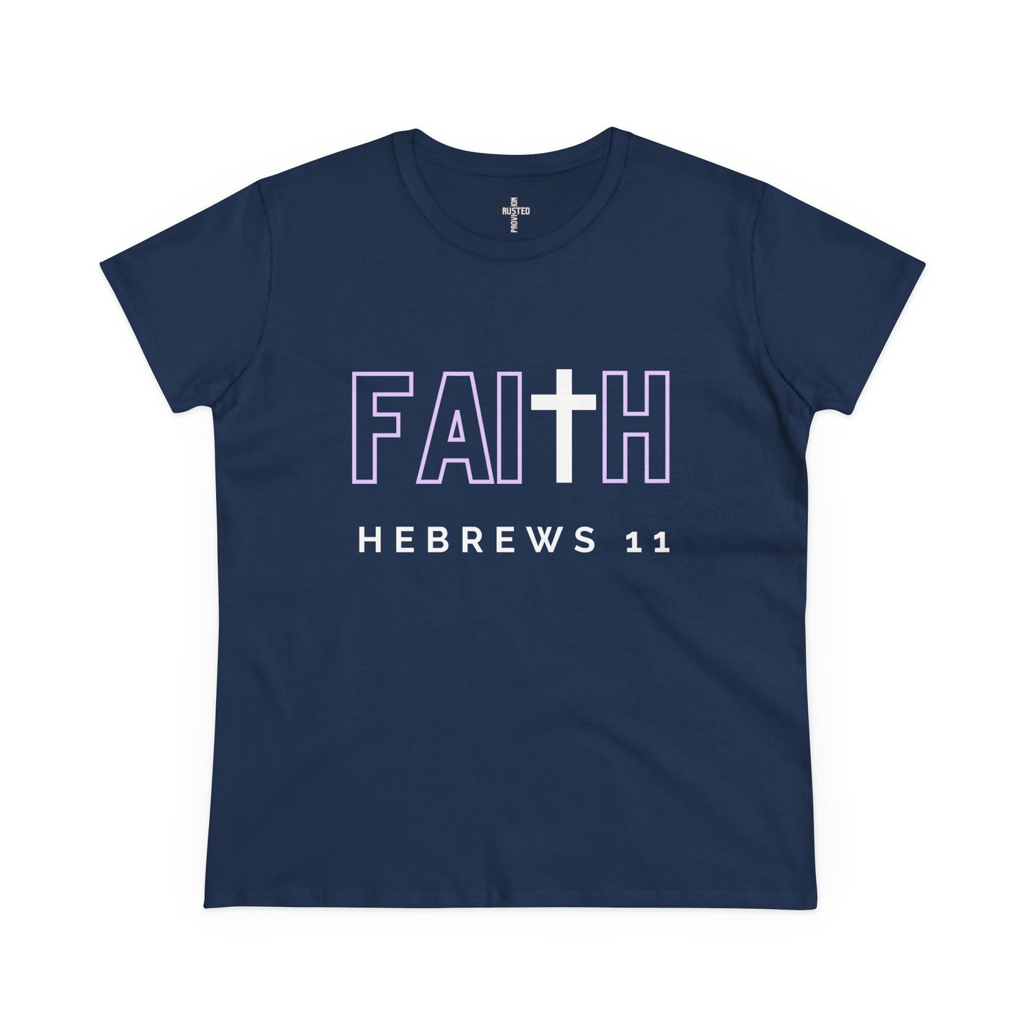 FAITH/HEBREWS 11- Women's Softstyle T-Shirt (lilac)