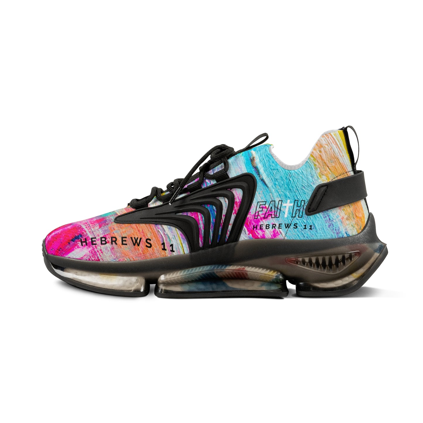 FAITH/Hebrews 11- Men's Sneakers (abstract)