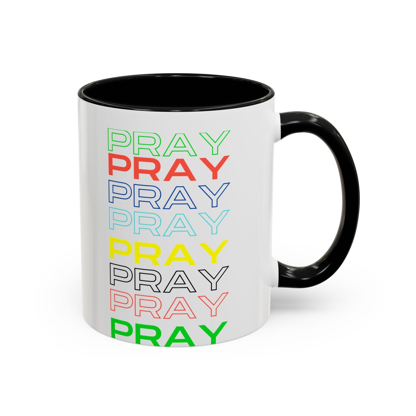 Pray, Pray, Pray - 11 oz Coffee mug (white)