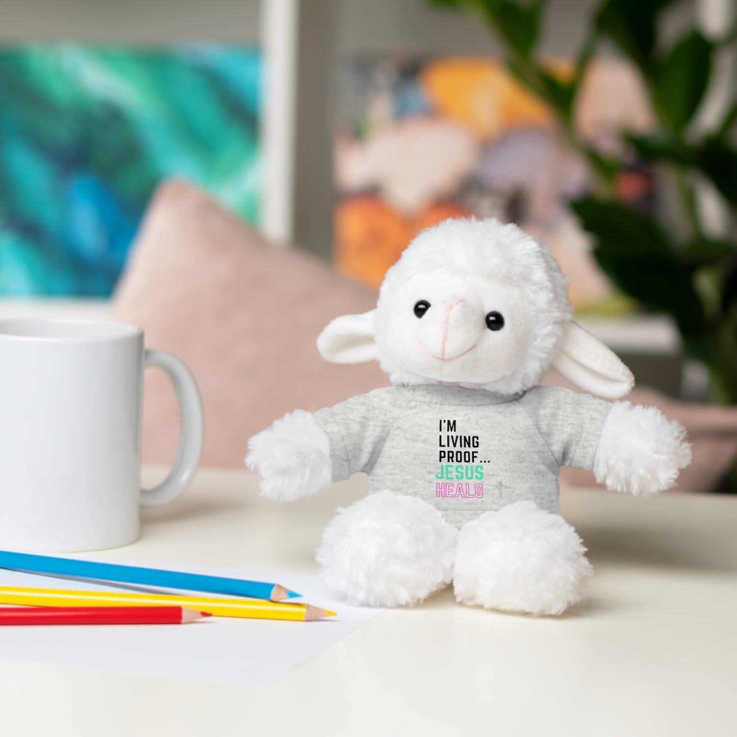 I am living proof...God heals- Stuffed Animals