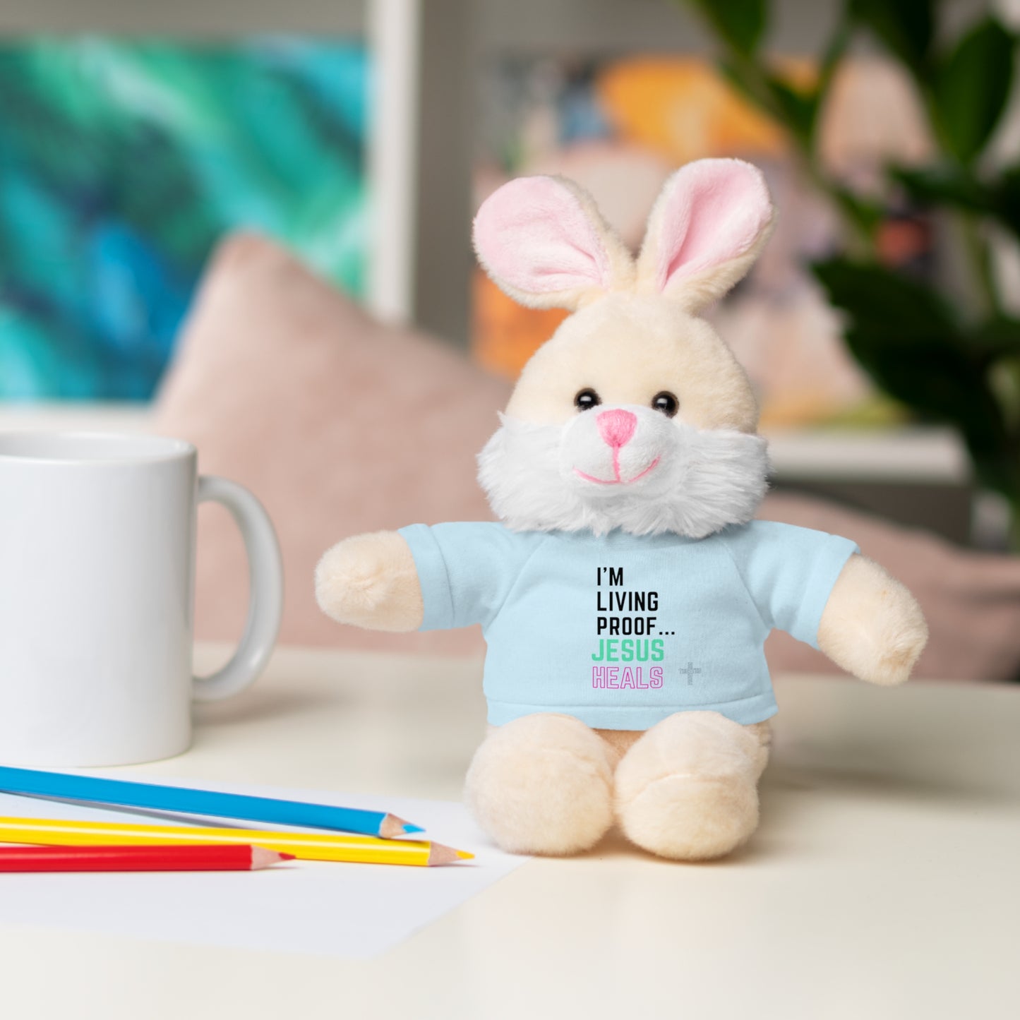 I am living proof...God heals- Stuffed Animals