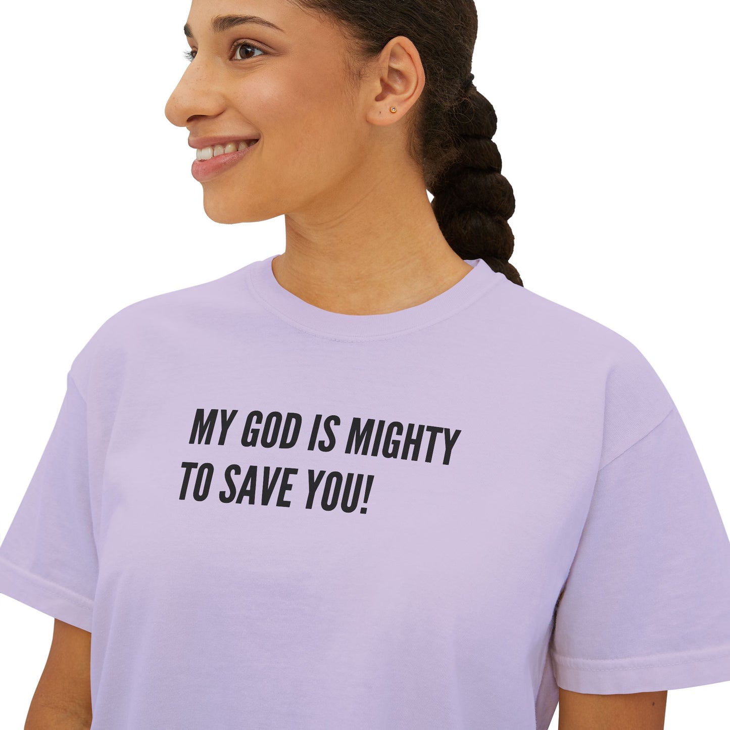 My God is Mighty to Save You!- Women's Softstyle T-Shirt