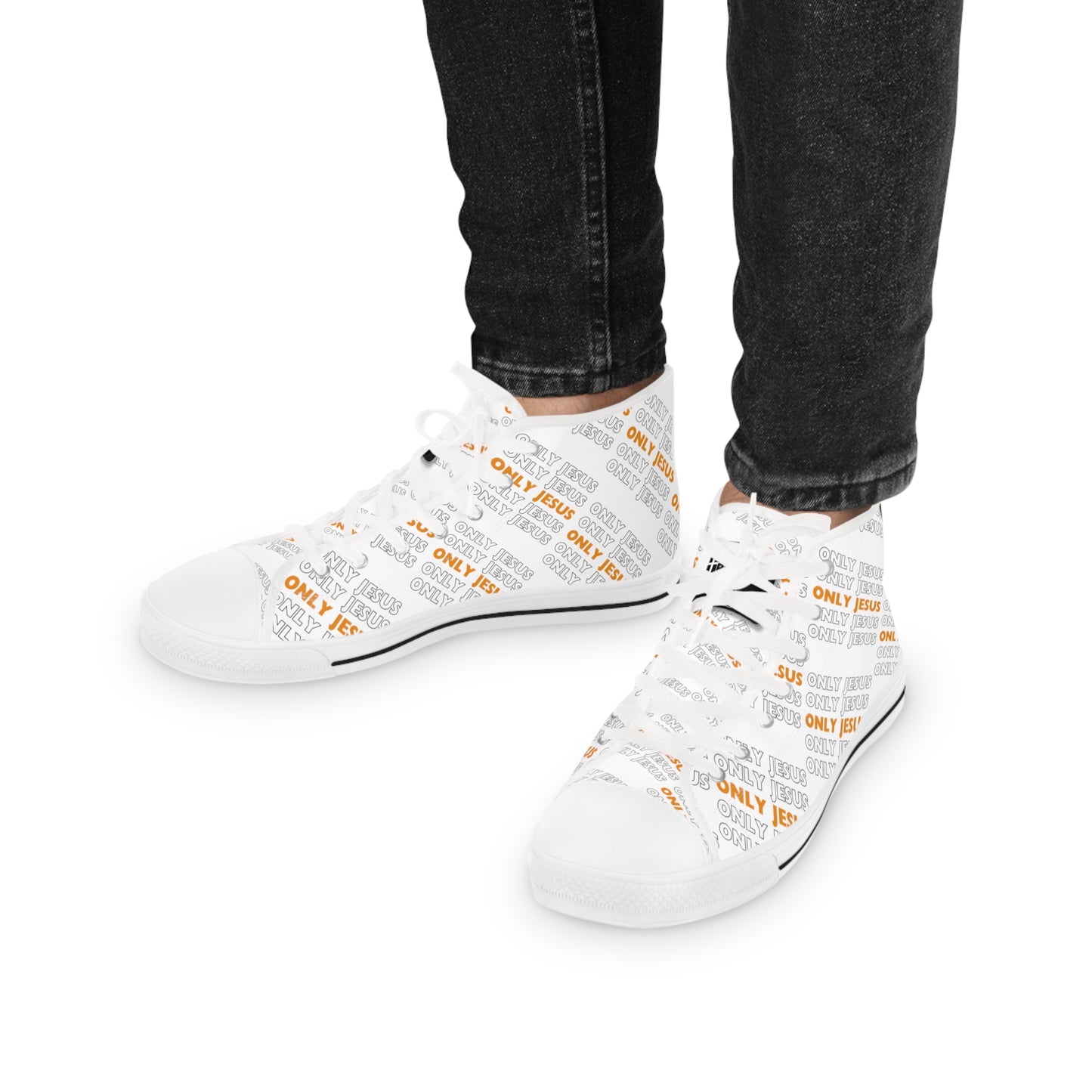 Only Jesus- Men's High Top Sneakers