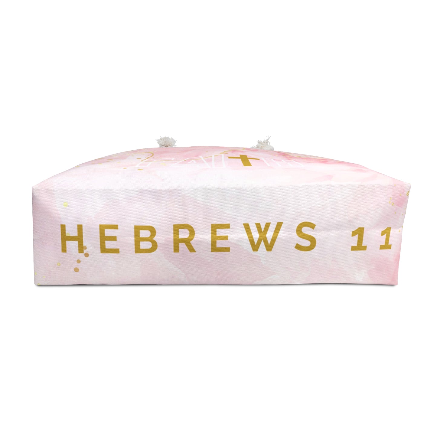 FAITH/Hebrews 11- Weekender Bag (pink marble)