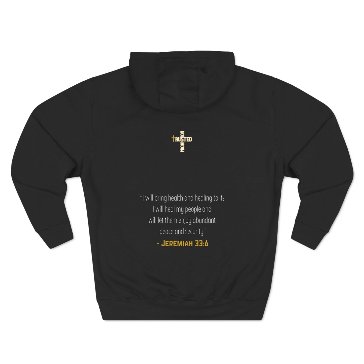 I'm living proof...Jesus Heals- Unisex Pullover Hoodie (Gold Edition)