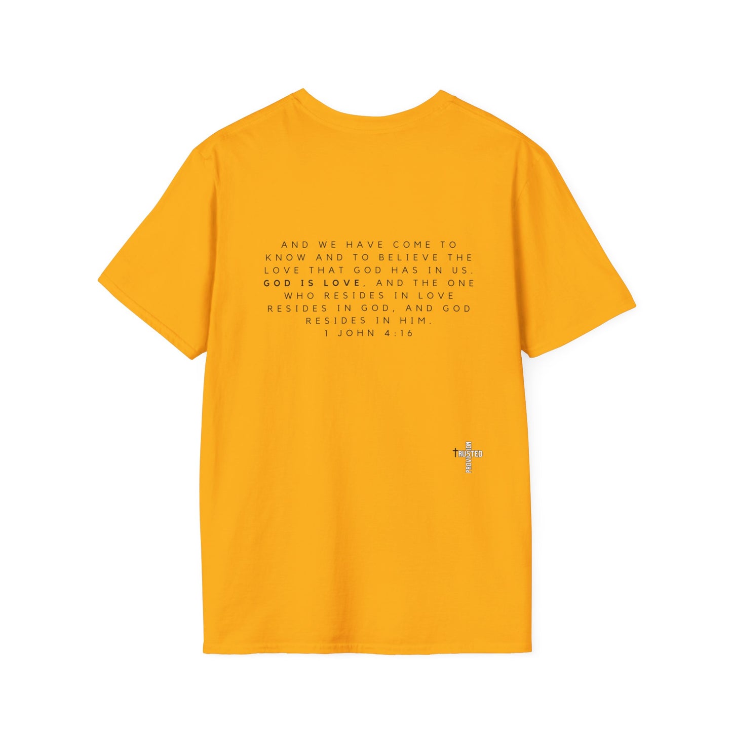 God is Love- Unisex Softstyle T-Shirt (sign language)