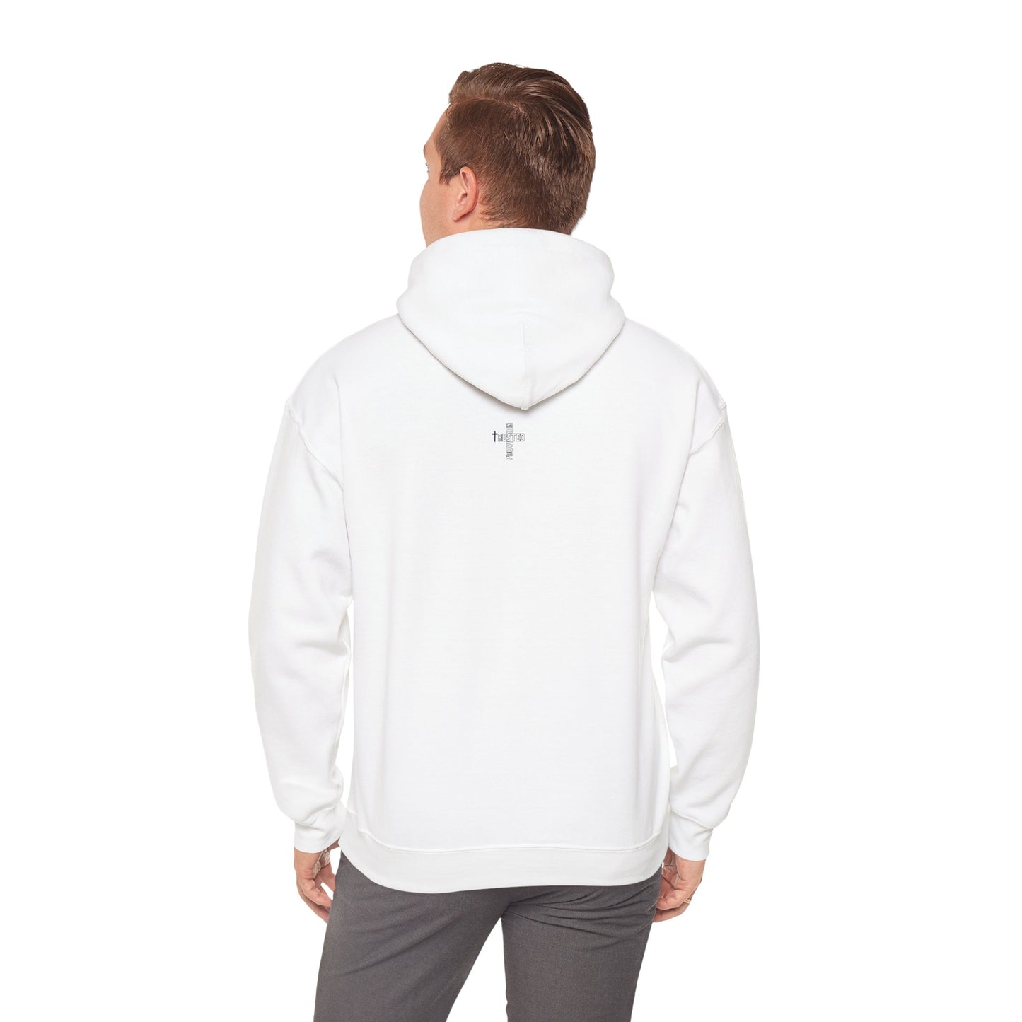Pray- Unisex Hoodie (white & gray letters)