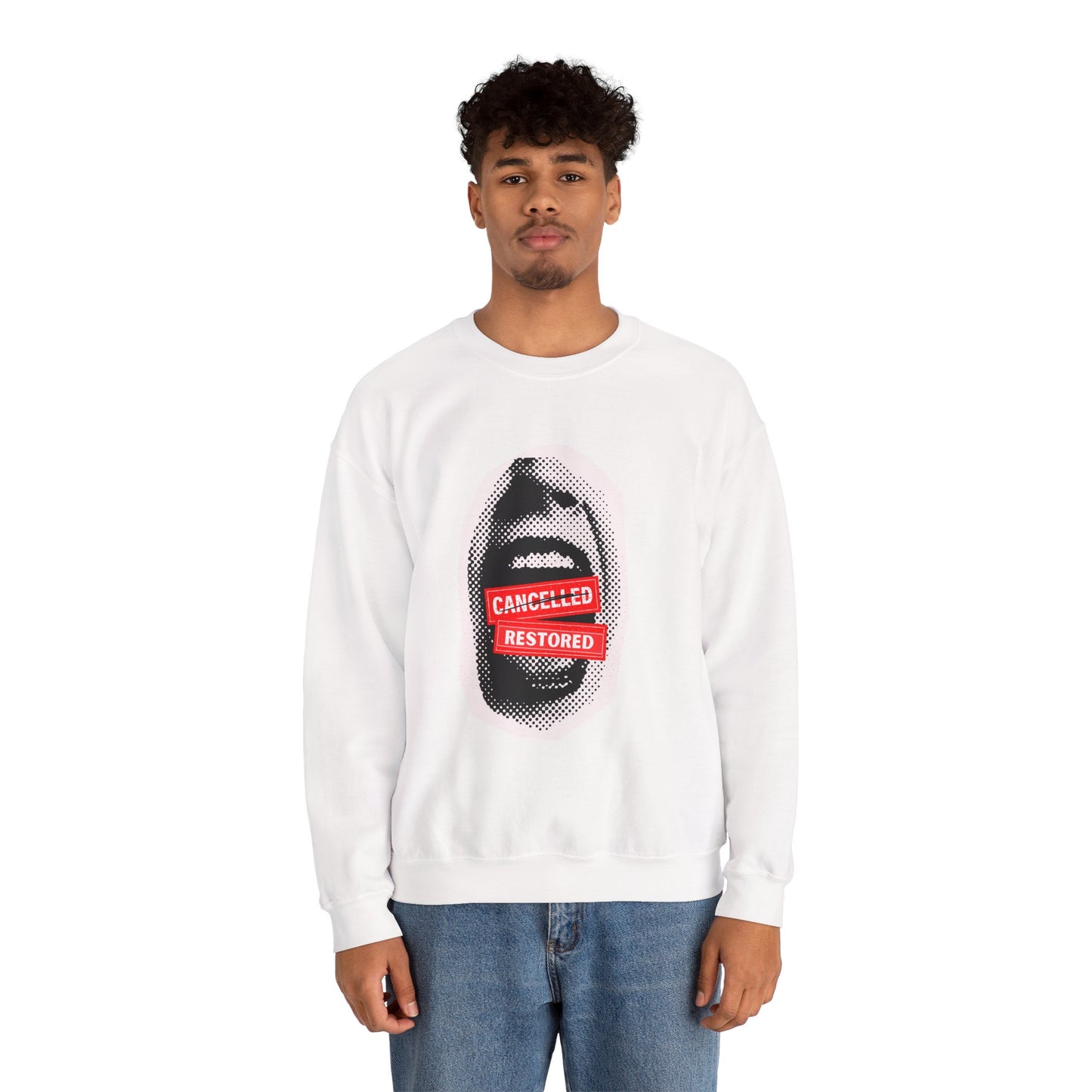 Screaming: Cancelled/Restored- Unisex Crewneck Sweatshirt