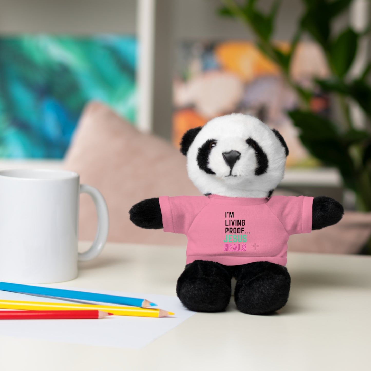 I am living proof...God heals- Stuffed Animals