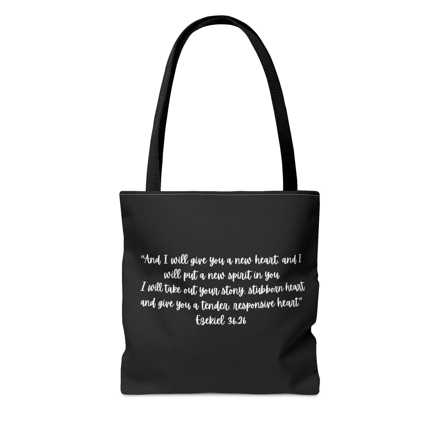 New Heart- Tote Bag (black)