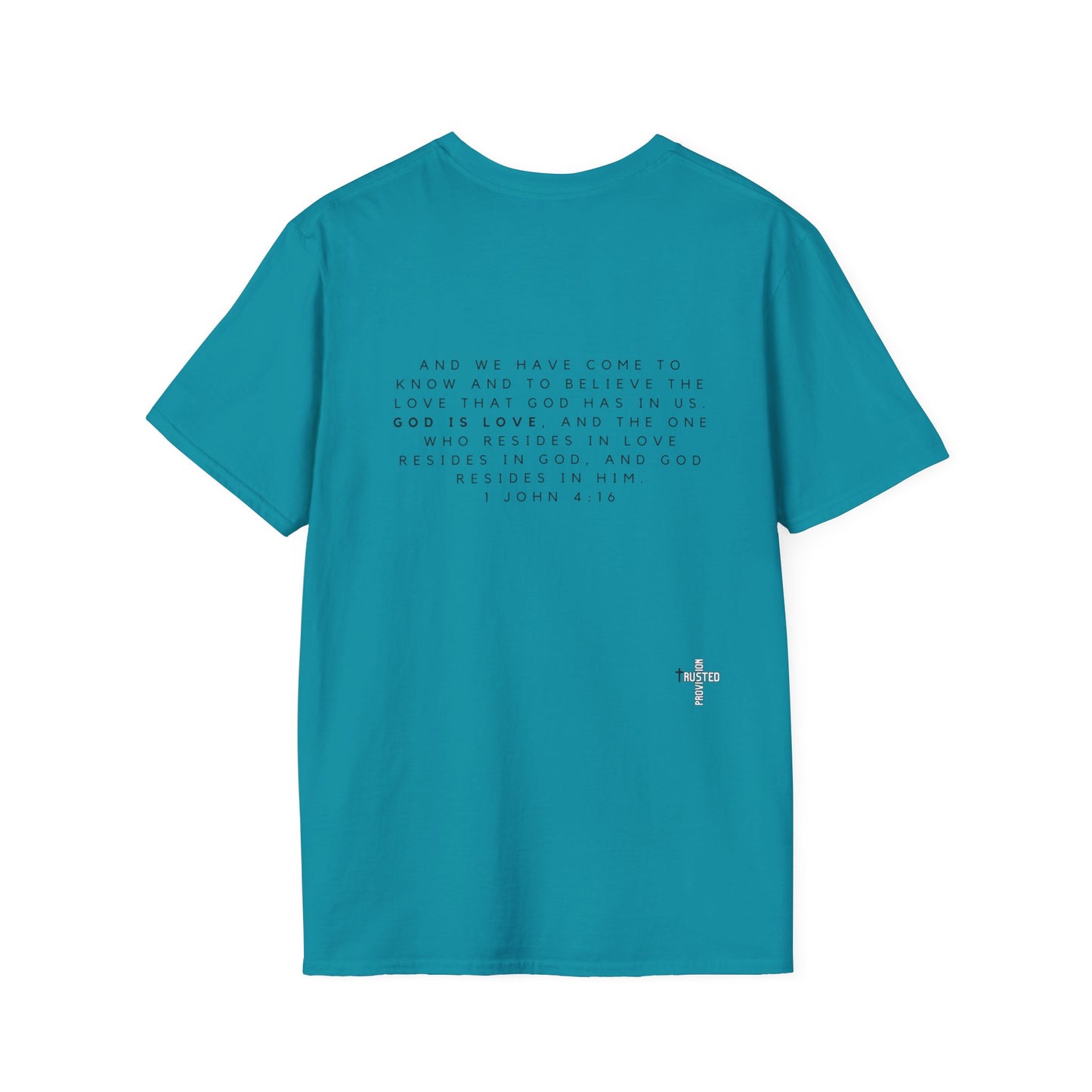 God is Love- Unisex Softstyle T-Shirt (sign language)