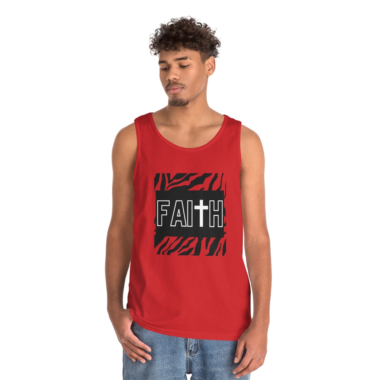FAITH/Hebrews 11- Men's Tank Top (zebra)