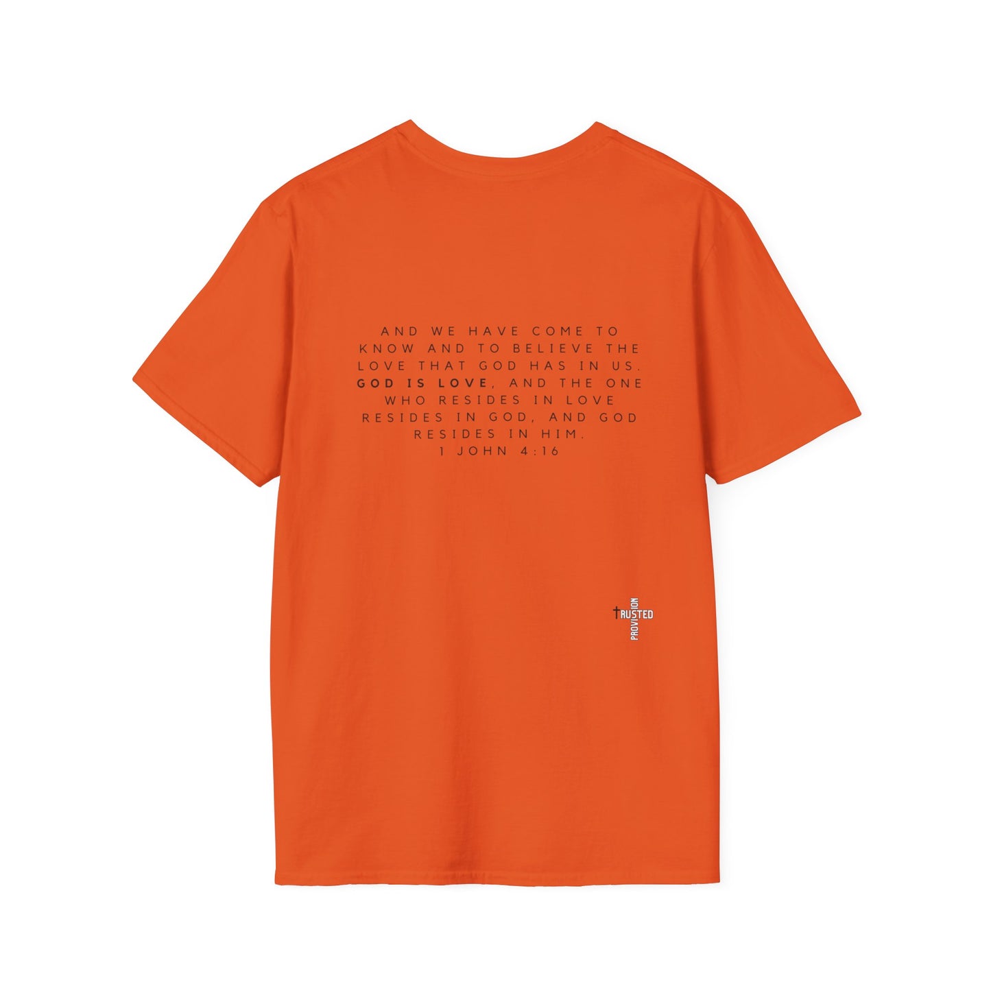 God is Love- Unisex Softstyle T-Shirt (sign language)
