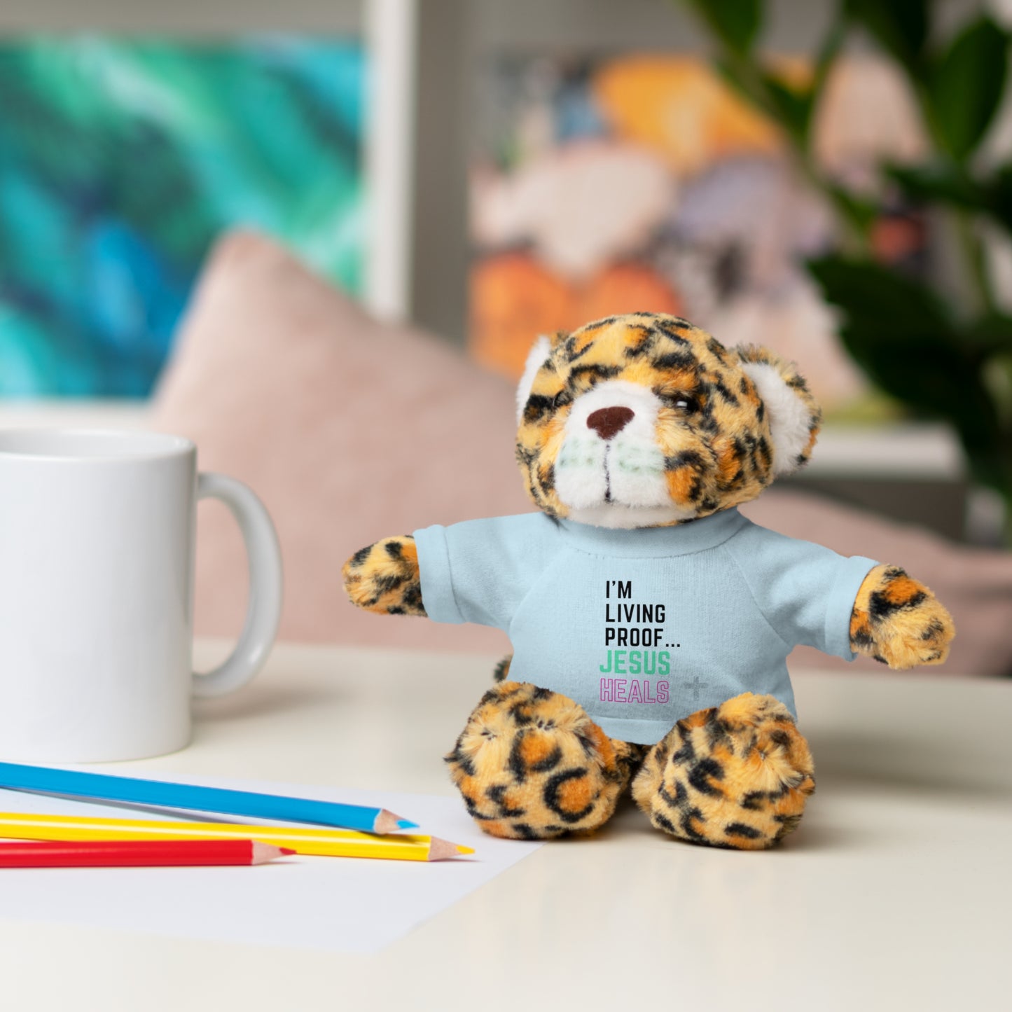 I am living proof...God heals- Stuffed Animals