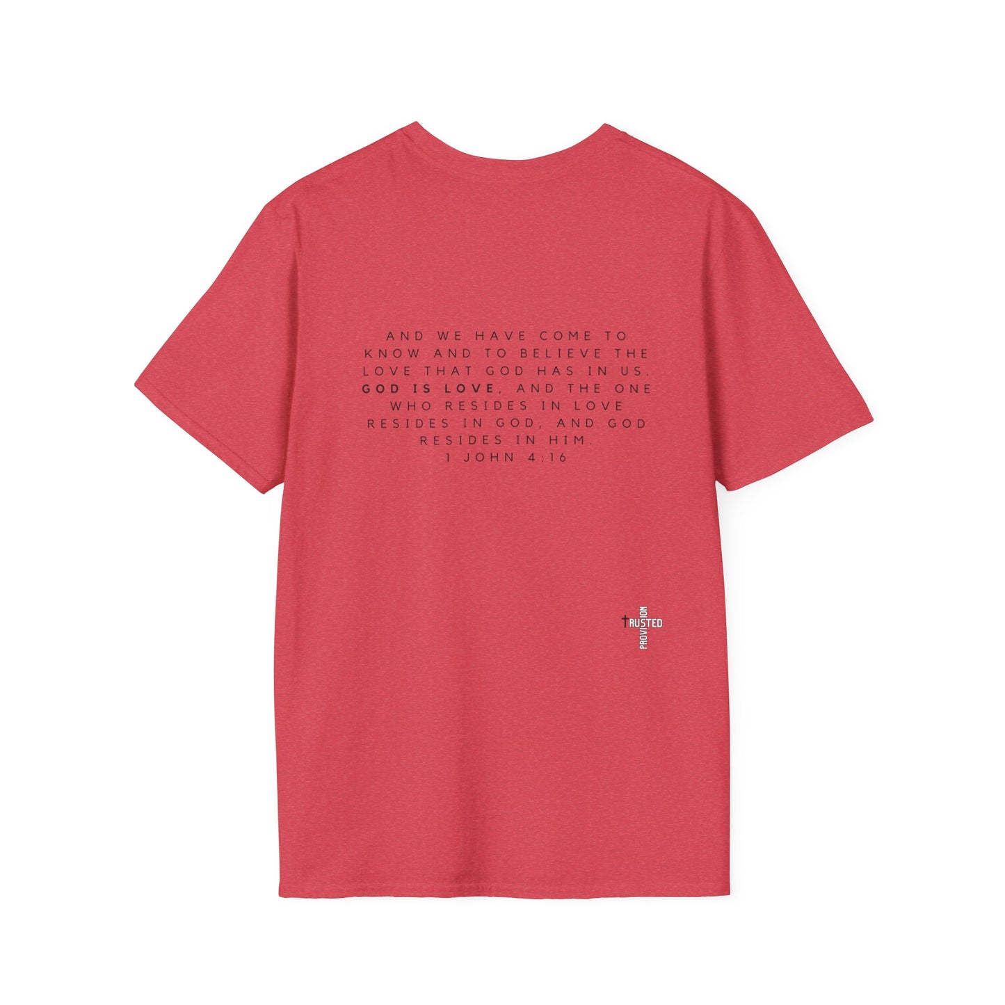 God is Love- Unisex Softstyle T-Shirt (sign language)