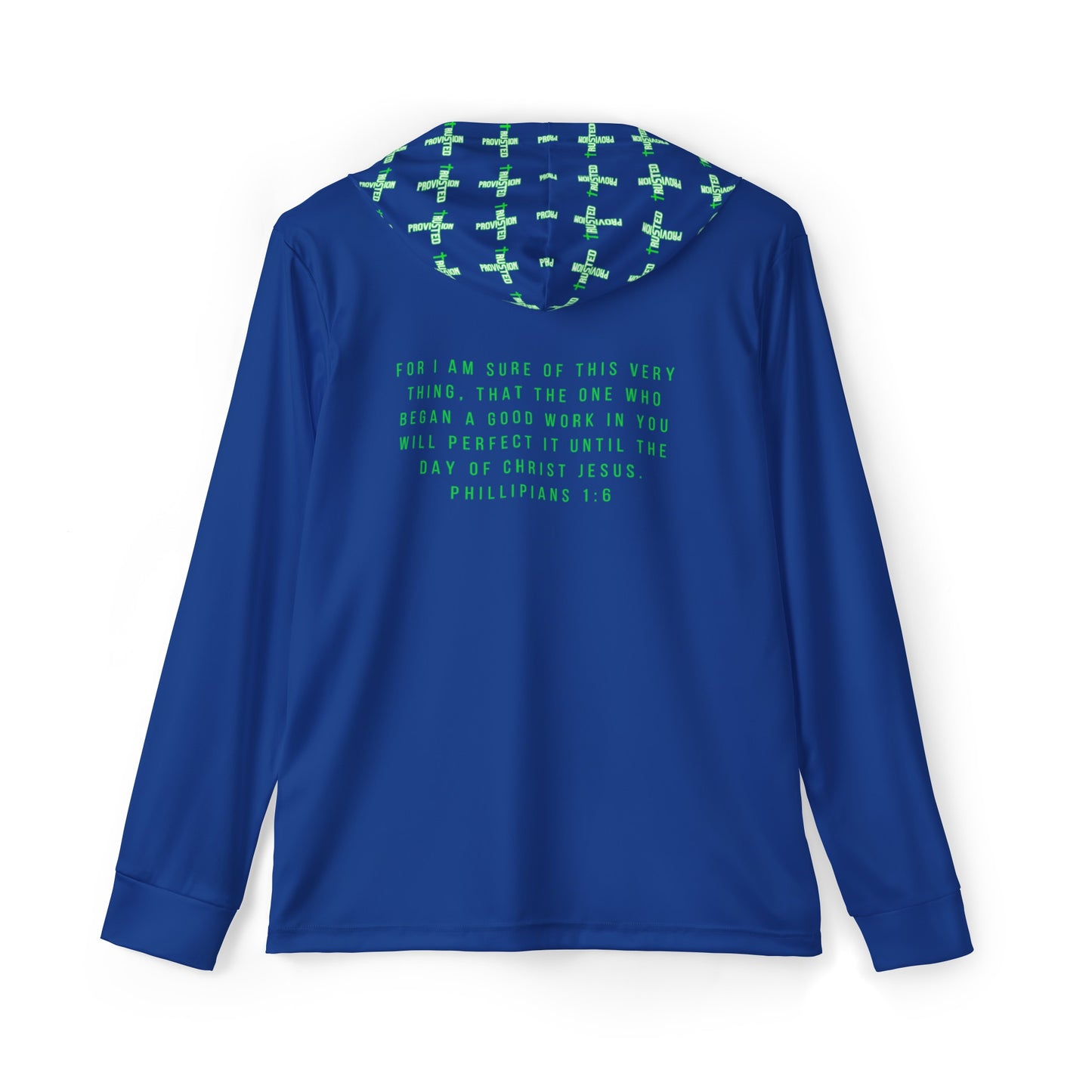 Work in Progreess...Men's Sports Warmup Hoodie (blue)