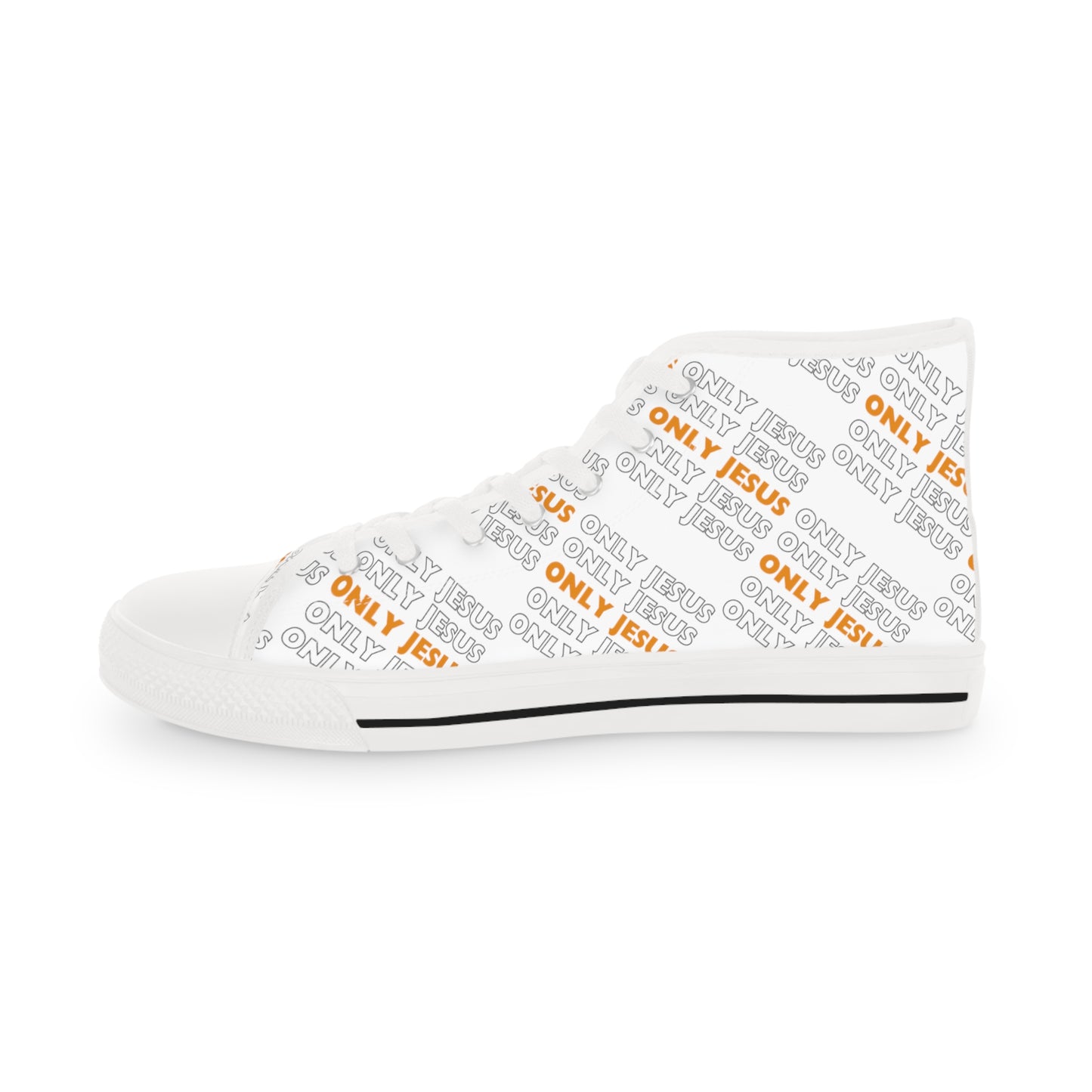 Only Jesus- Men's High Top Sneakers