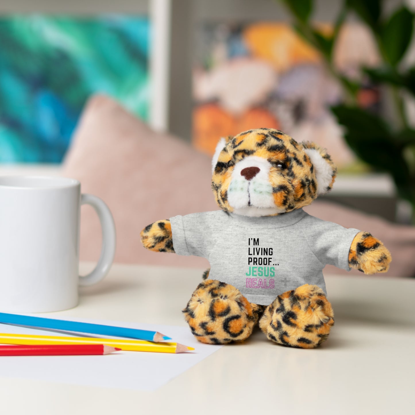 I am living proof...God heals- Stuffed Animals