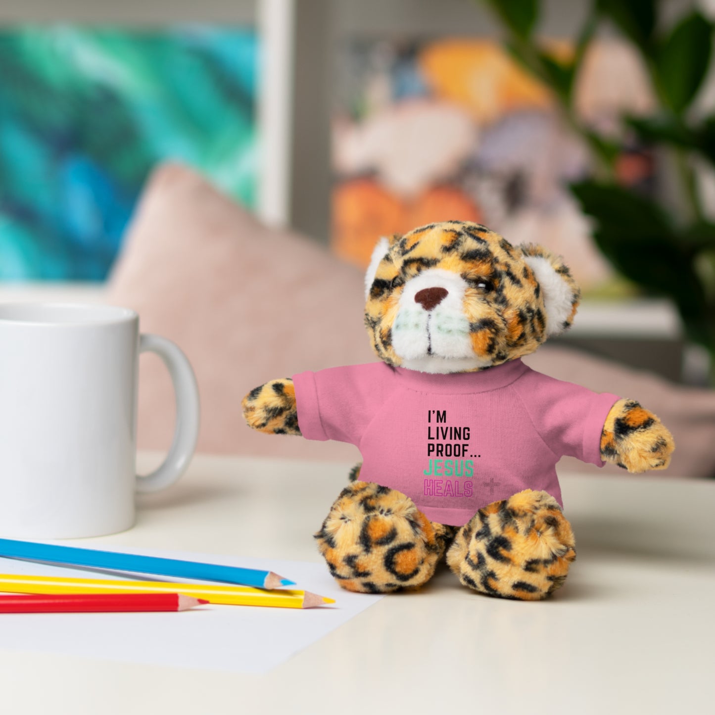 I am living proof...God heals- Stuffed Animals