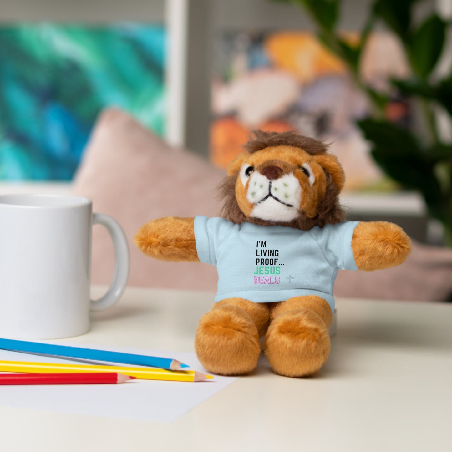 I am living proof...God heals- Stuffed Animals