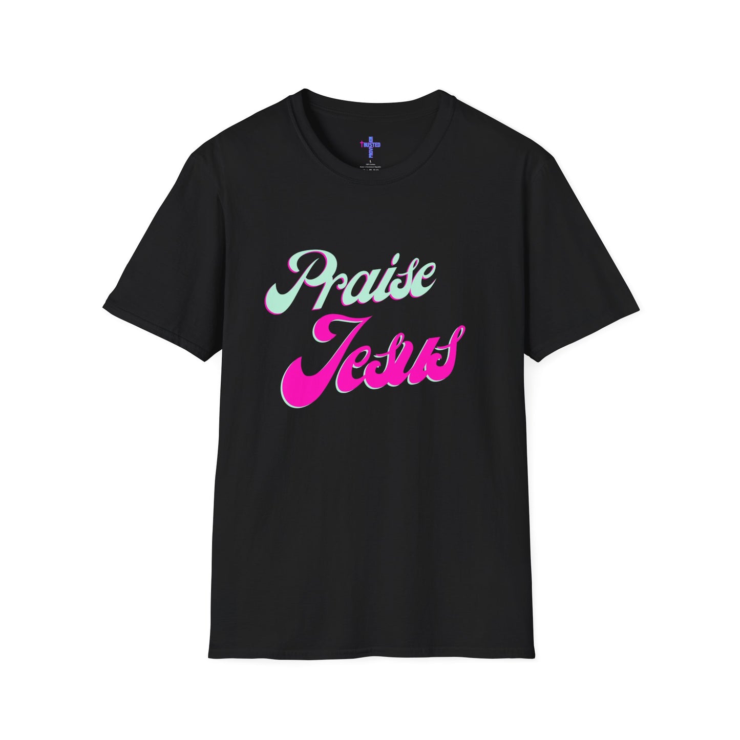Praise Jesus- Women's Softstyle t-shirt