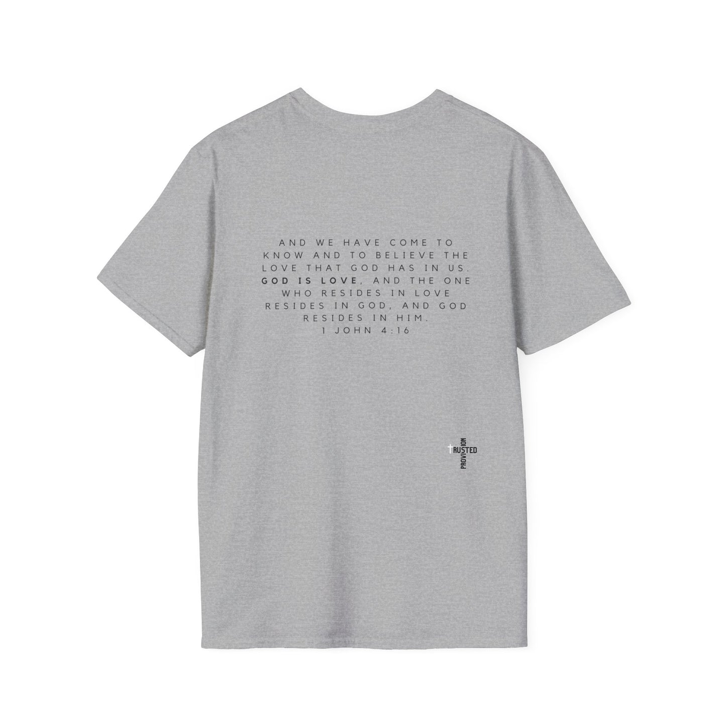 God is Love- Unisex Softstyle T-Shirt (sign language)