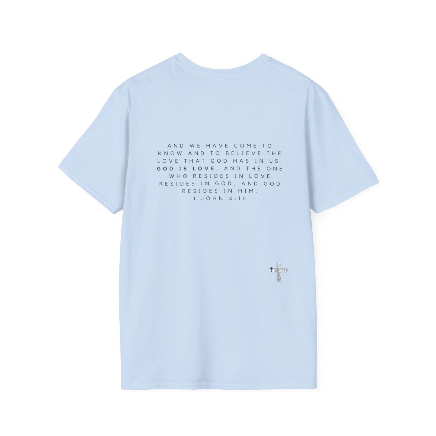 God is Love- Unisex Softstyle T-Shirt (sign language)