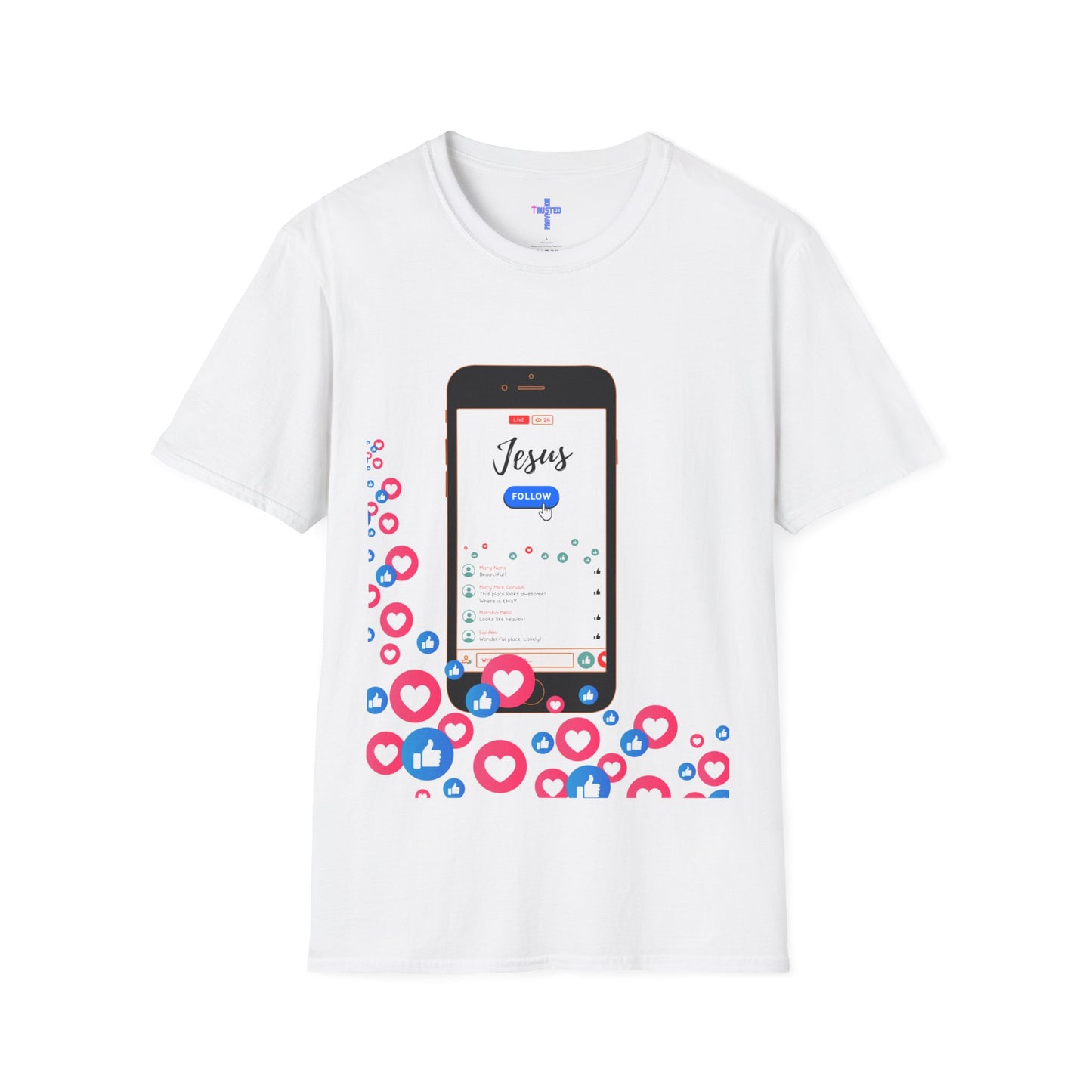 Follow Jesus- Women's Softstyle T-Shirt