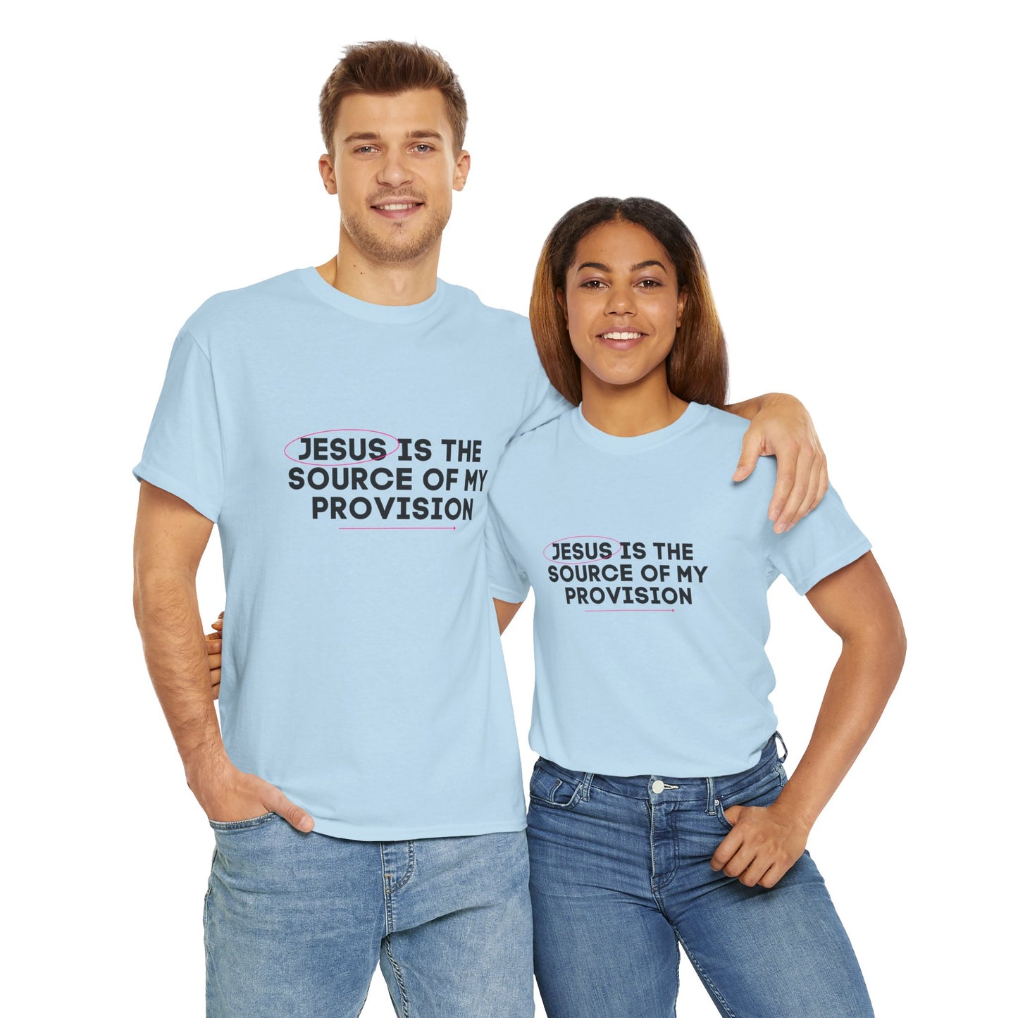 Jesus is the Source of My Provision- Unisex T-shirt