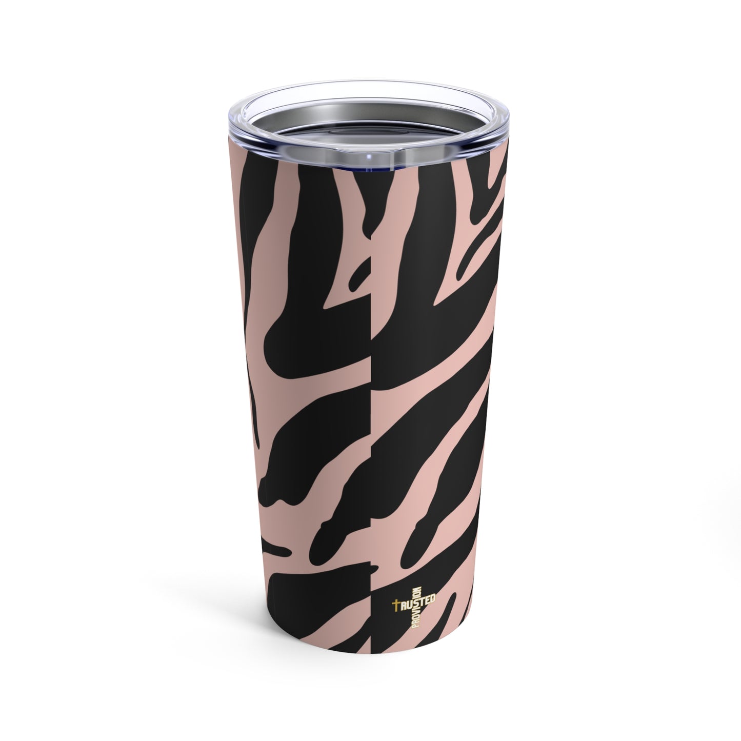 I'm living proof...Jesus Heals- 20oz Tumbler (rose zebra)