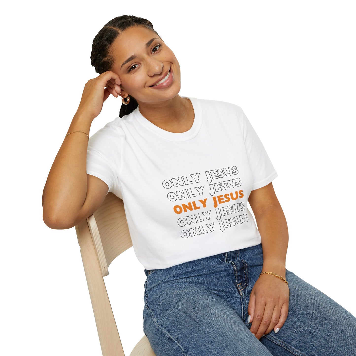 Only Jesus- Unisex Softstyle T-Shirt