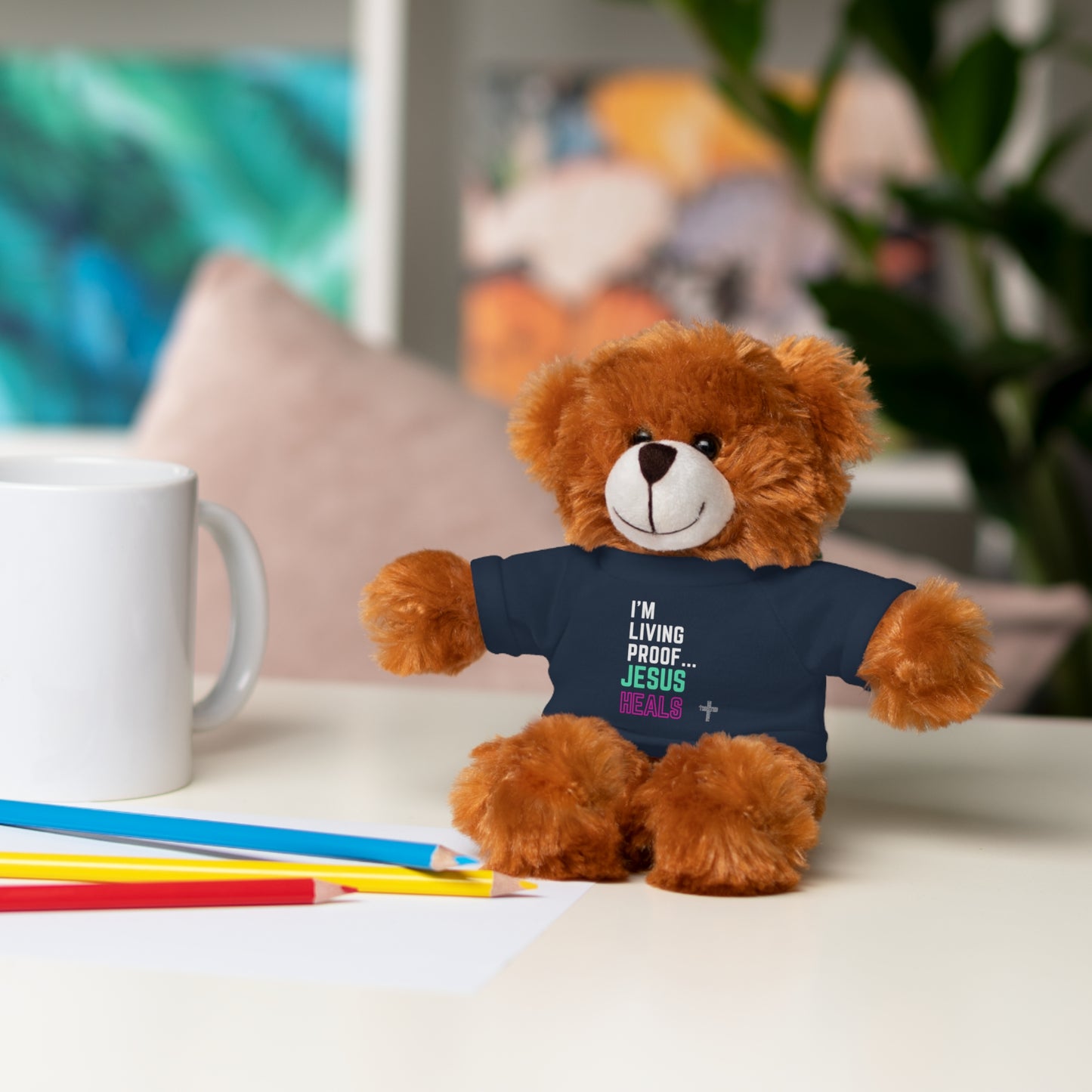 I am living proof...God heals- Stuffed Animals