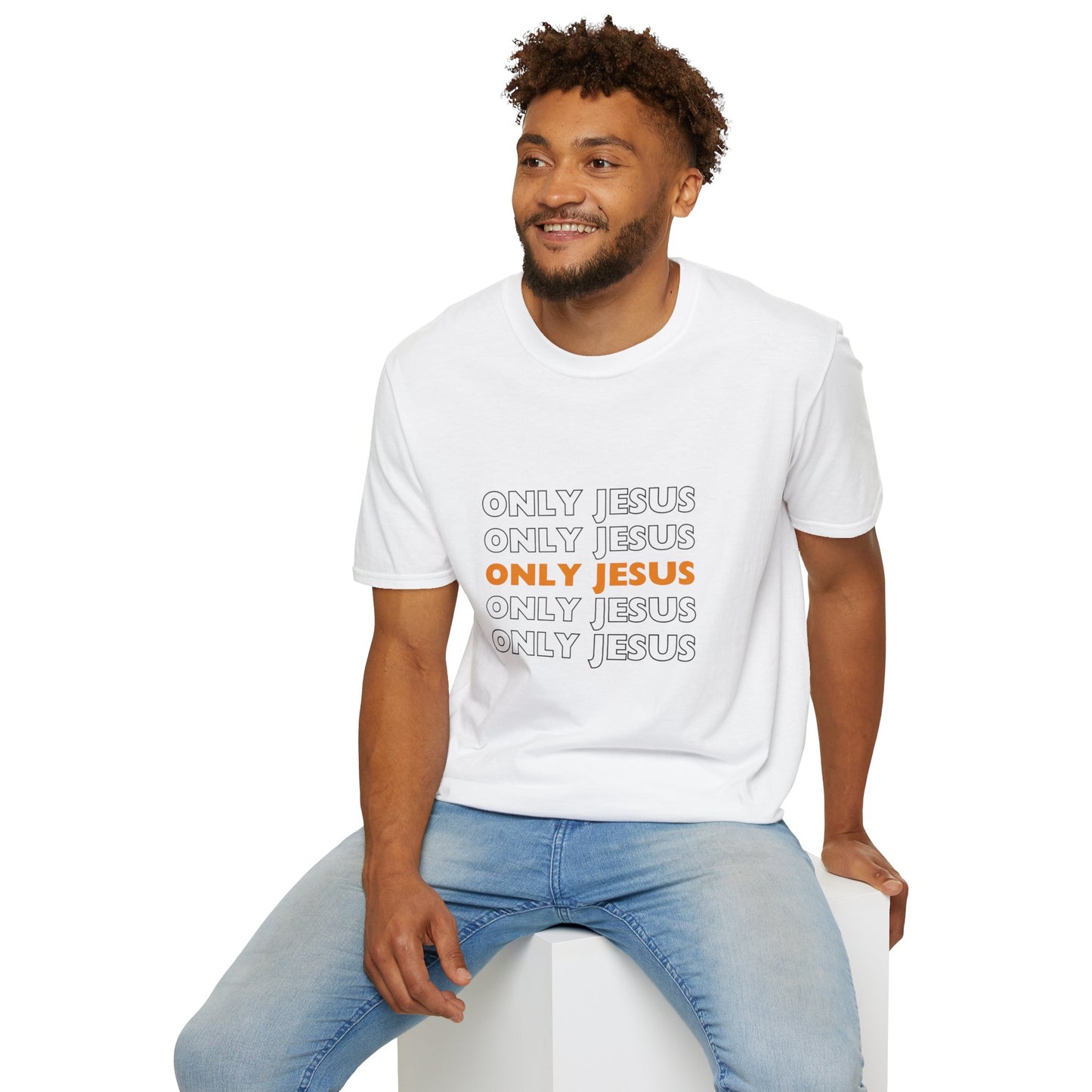 Only Jesus- Unisex Softstyle T-Shirt