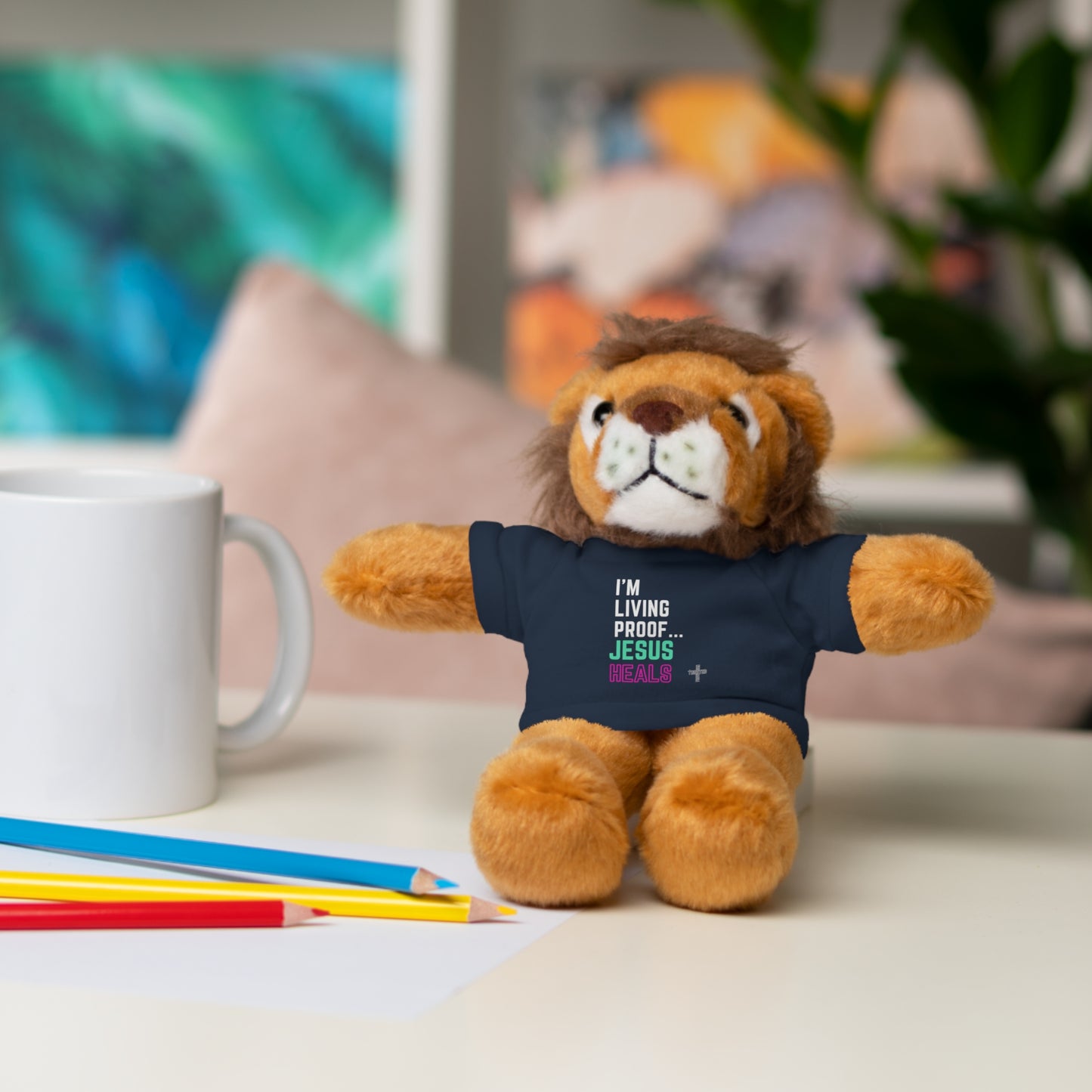 I am living proof...God heals- Stuffed Animals