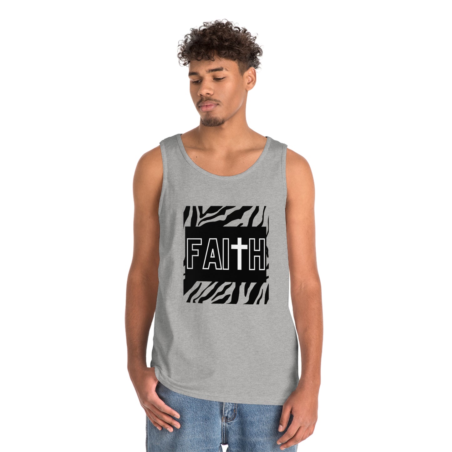 FAITH/Hebrews 11- Men's Tank Top (zebra)
