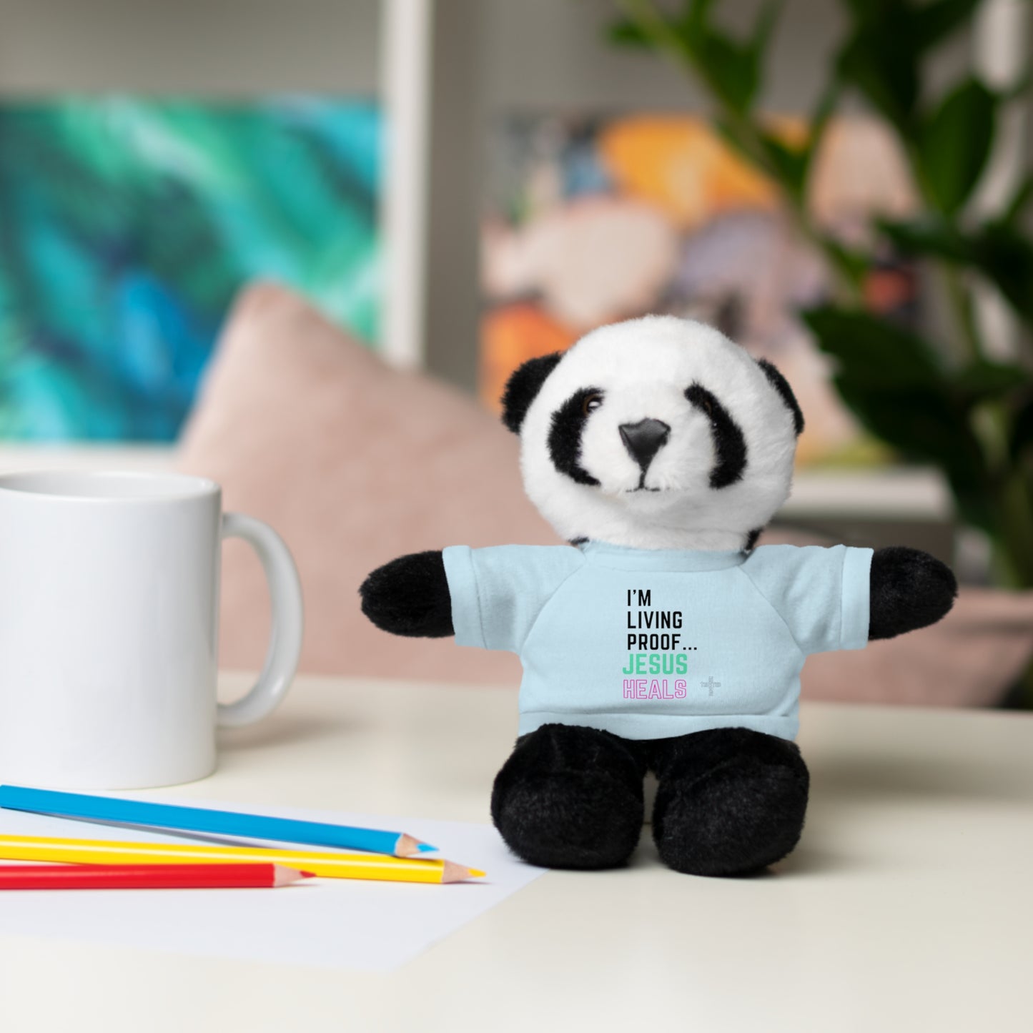 I am living proof...God heals- Stuffed Animals