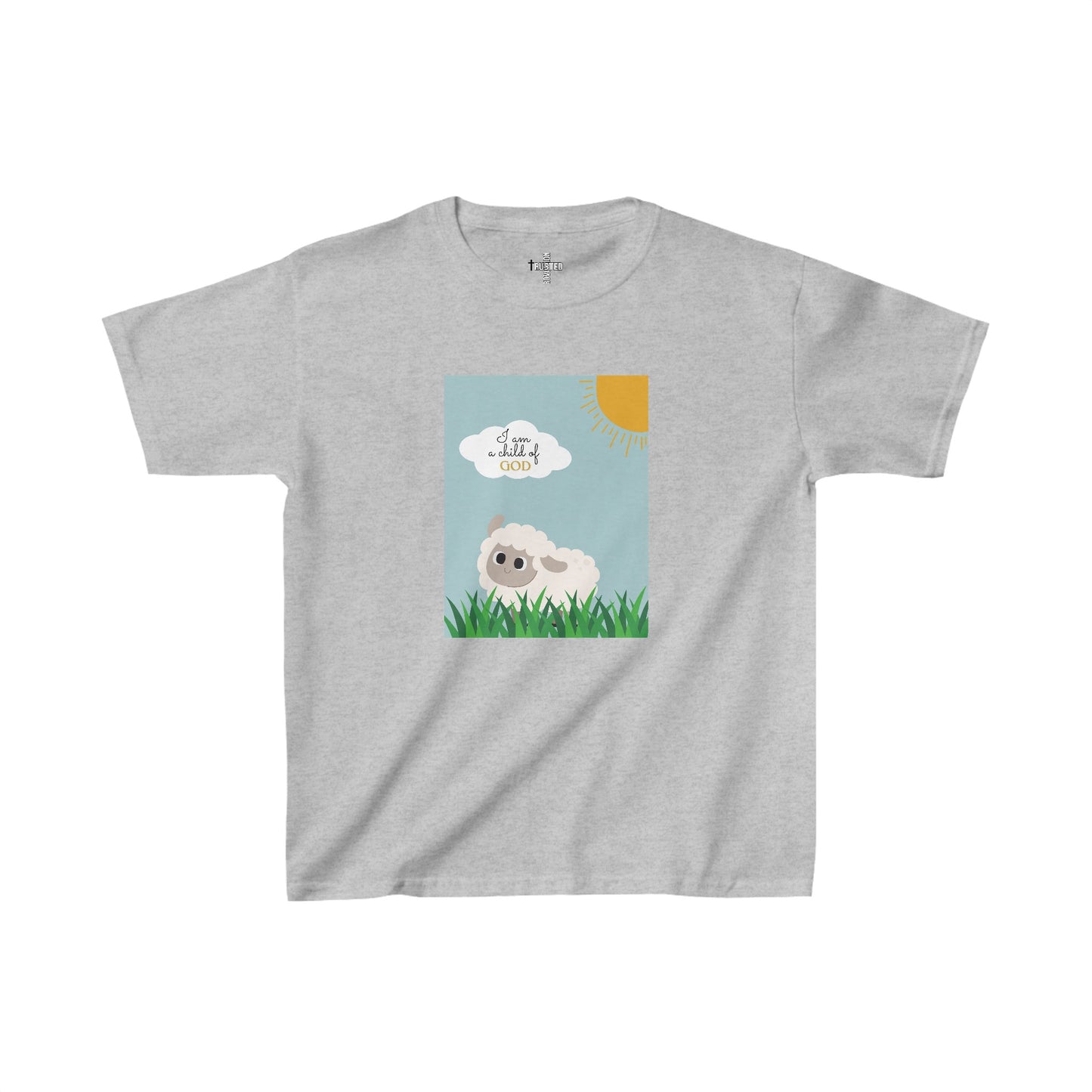 I am a child of God- Kids t-shirt (adorable sheep)