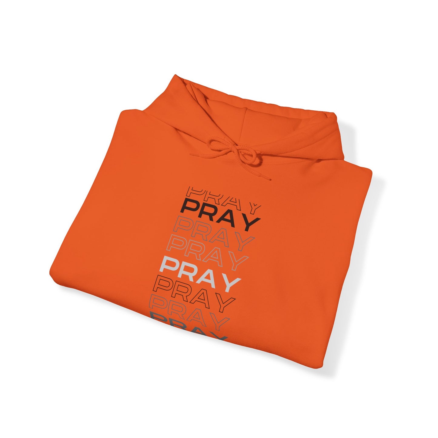 Pray- Unisex Hoodie (white & gray letters)