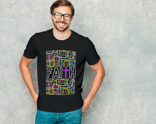 Faith- Unisex Softstyle T-Shirt (colorful)