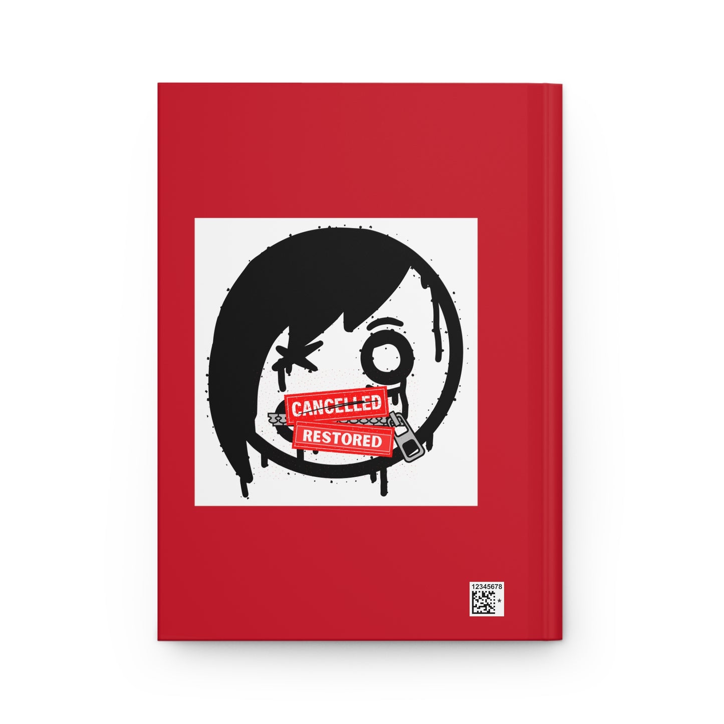 Emo Kid: Cancelled/Restored- Hardcover Journal (red)