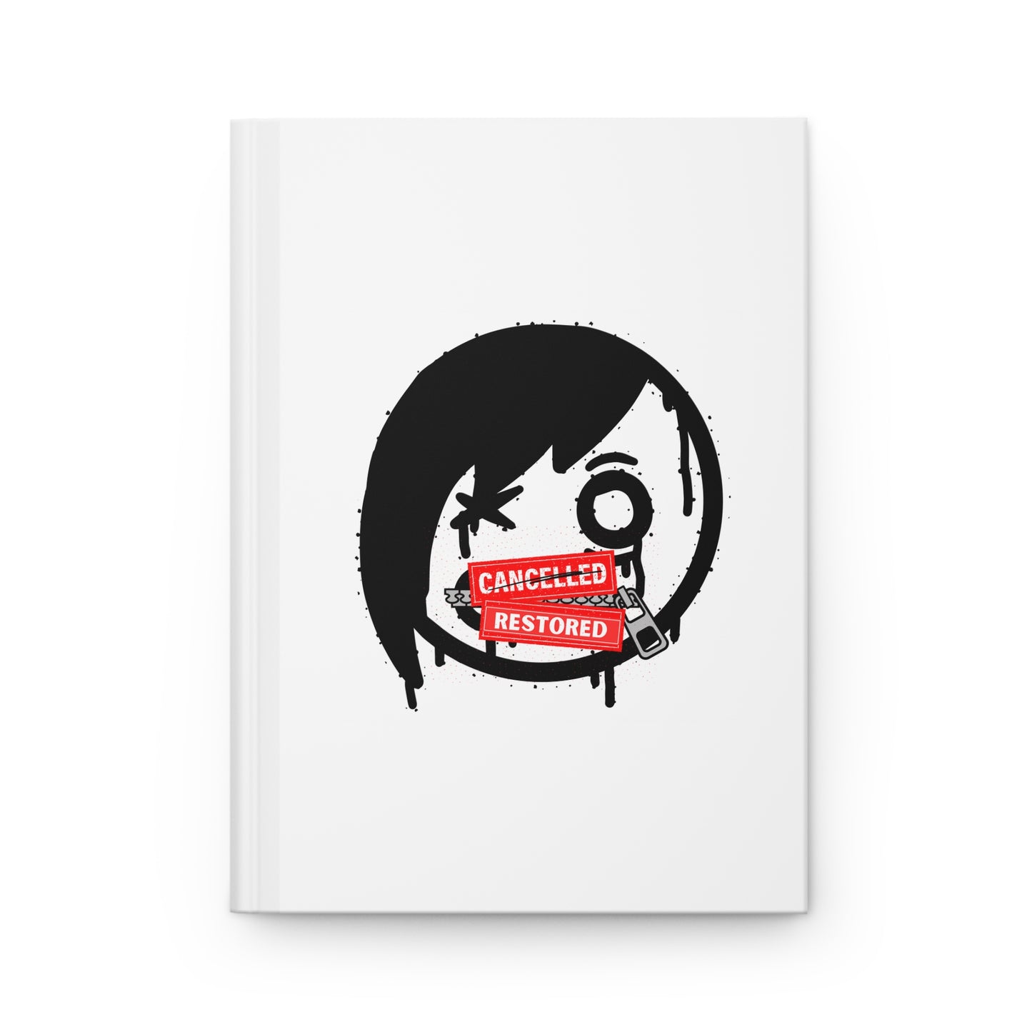 Emo Kid: Cancelled/Restored- Hardcover Journal (white)