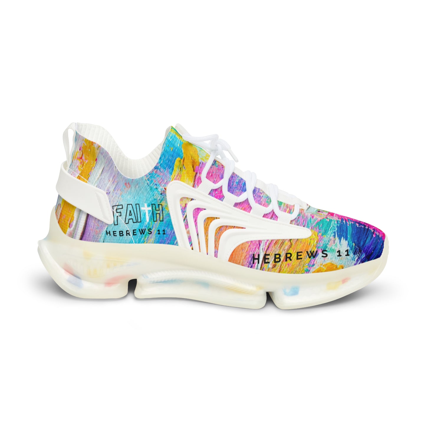 FAITH/Hebrews 11- Men's Sneakers (abstract)