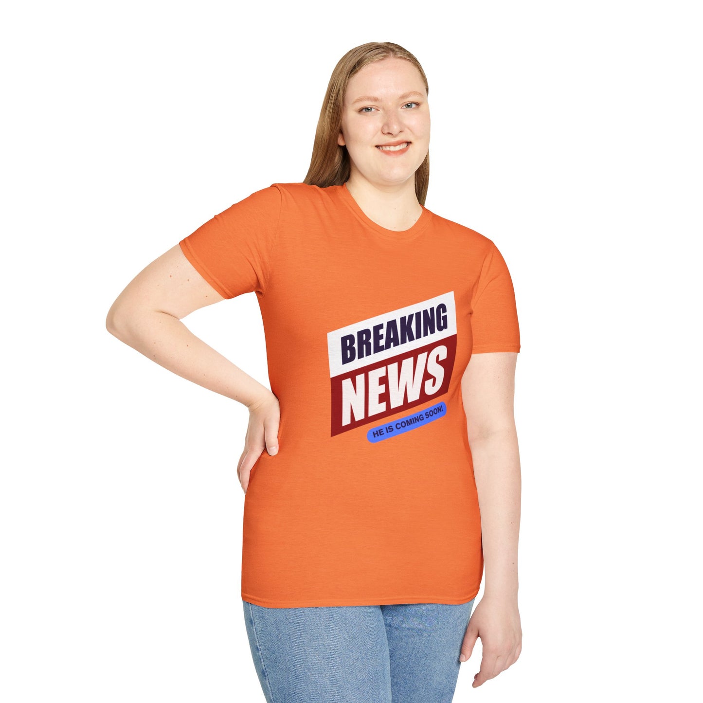 Breaking News- Unisex Softstyle T-Shirt