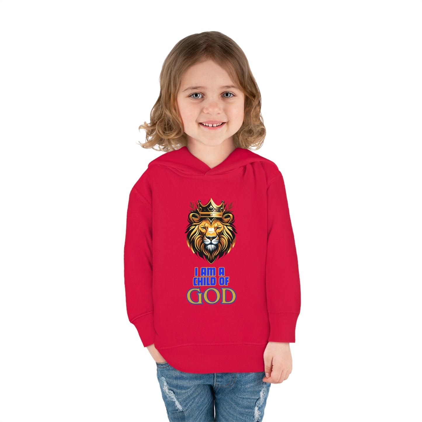 I am a child of God- Toddler Pullover Hoodie