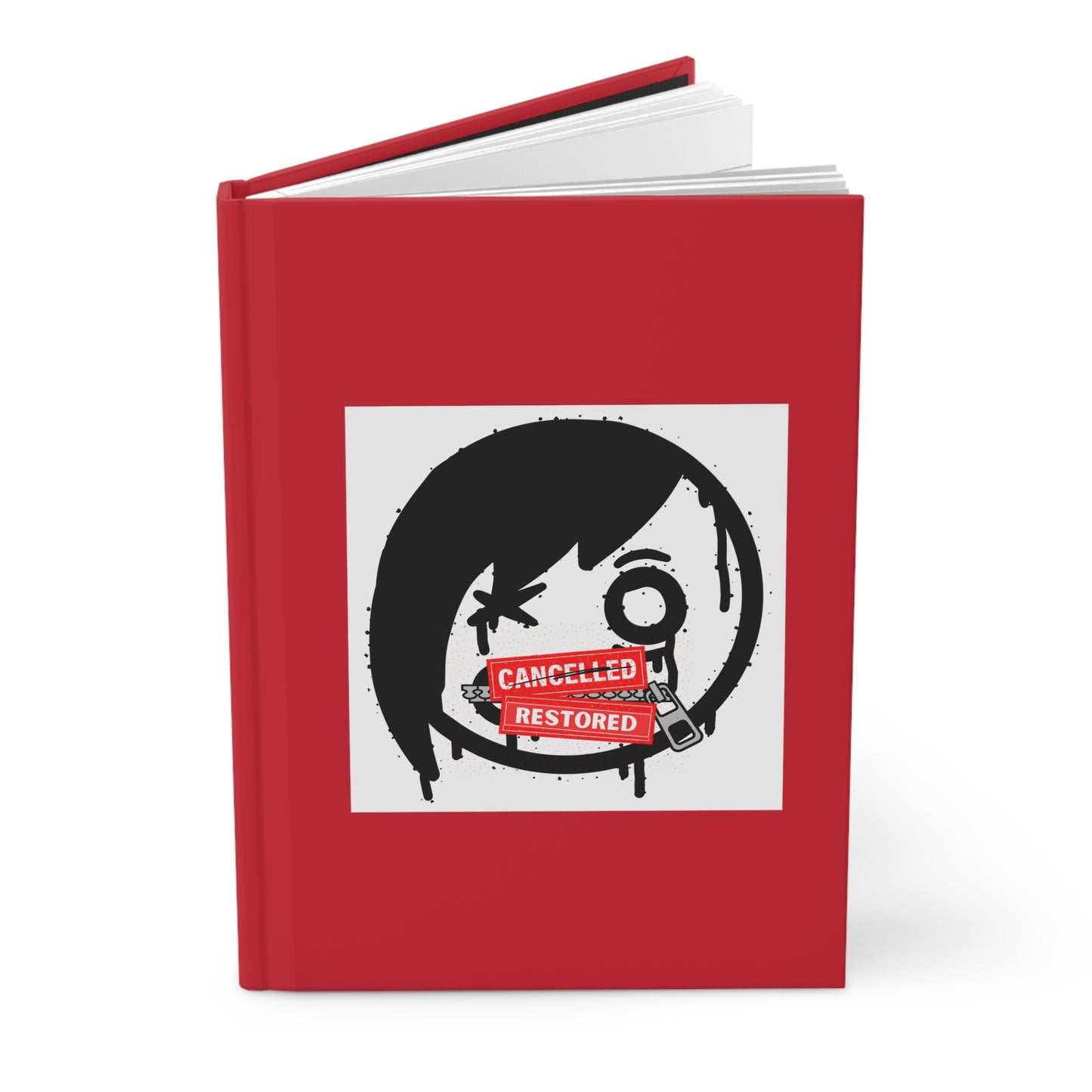 Emo Kid: Cancelled/Restored- Hardcover Journal (red)