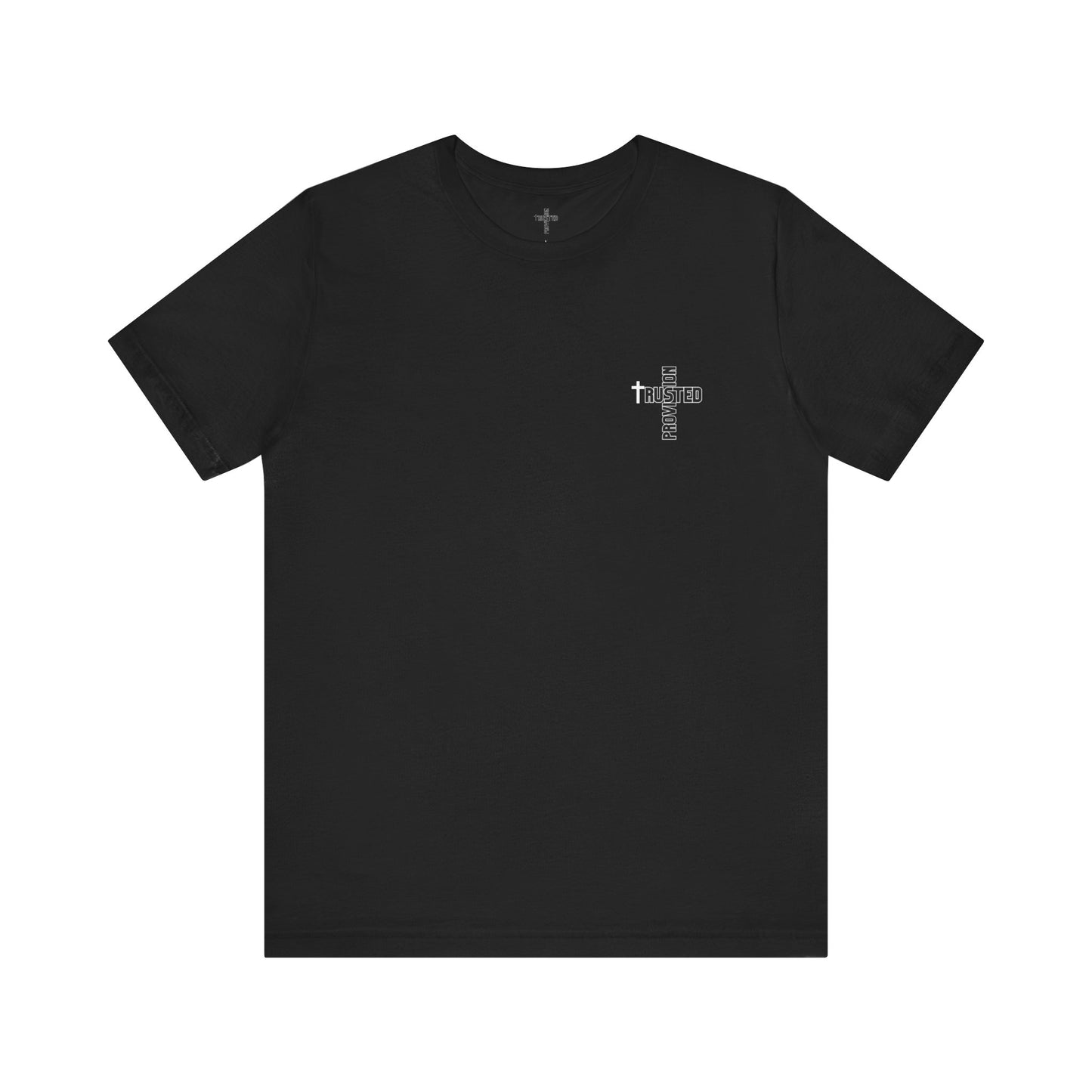 Trusted Provision- Unisex T-shirt (black/white logo)