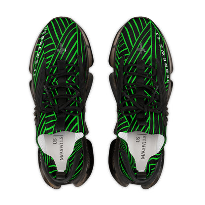 FAITH/Hebrews 11- Men's Sneakers (green lines)